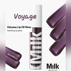 MSRP$26 | MILK MAKEUP Odyssey Hydrating Lip Oil Gloss in the shade Voyage